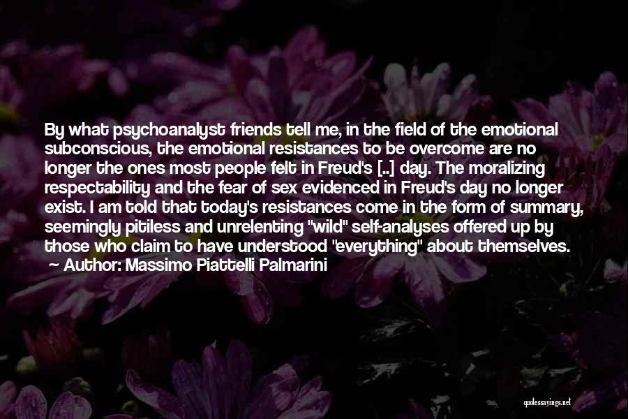 My Self Summary Quotes By Massimo Piattelli Palmarini