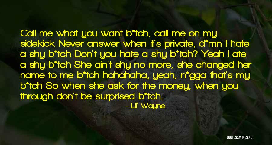 My Sidekick Quotes By Lil' Wayne