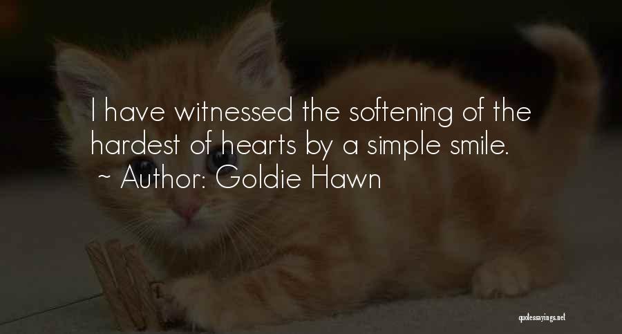 My Simple Smile Quotes By Goldie Hawn