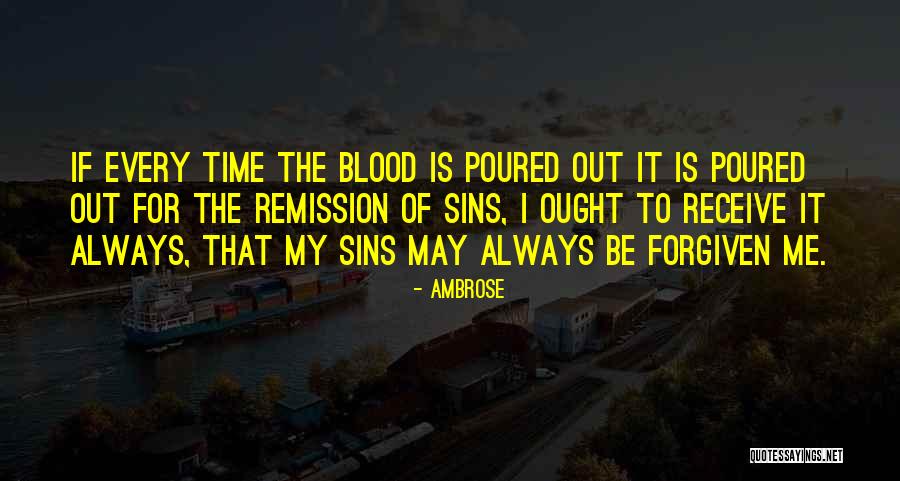 My Sins Quotes By Ambrose