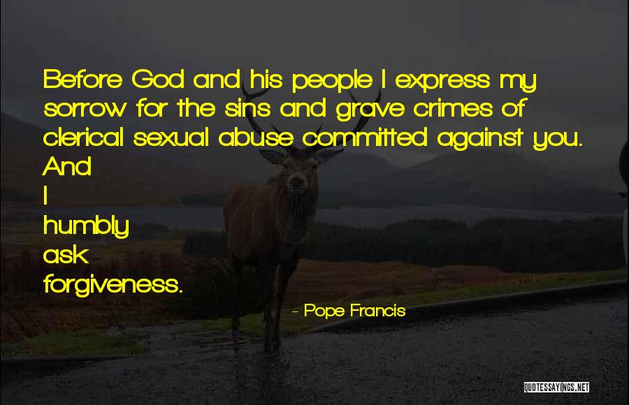 My Sins Quotes By Pope Francis