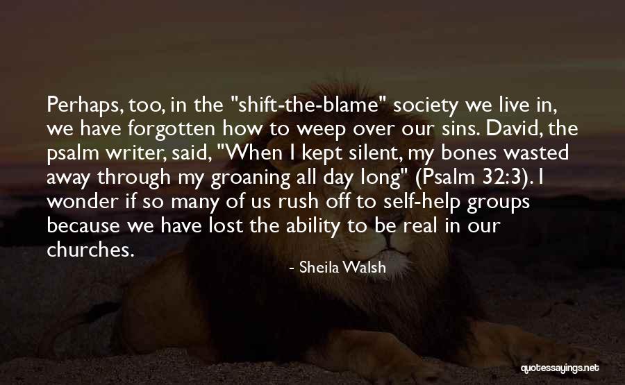 My Sins Quotes By Sheila Walsh