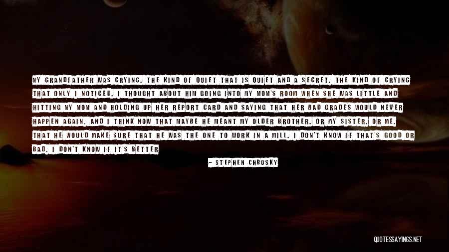 My Sister's Daughter Quotes By Stephen Chbosky My Sister's Daughter Quotes By Stephen Chbosky