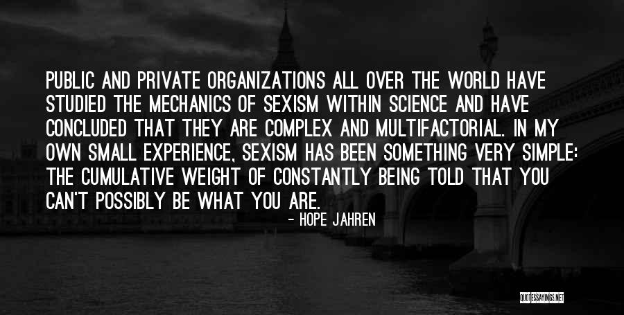 My Small World Quotes By Hope Jahren