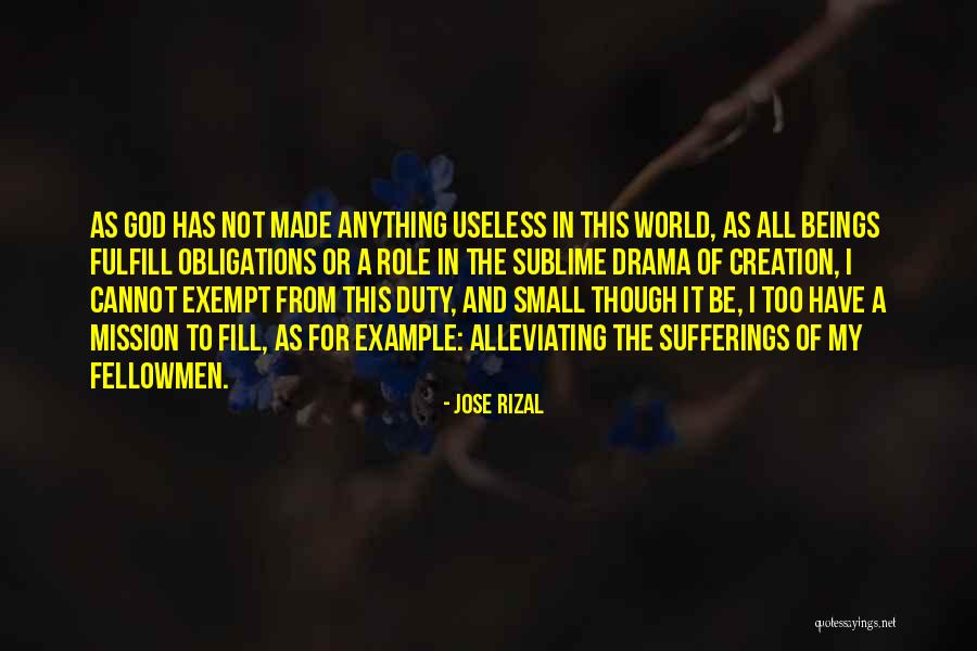 My Small World Quotes By Jose Rizal