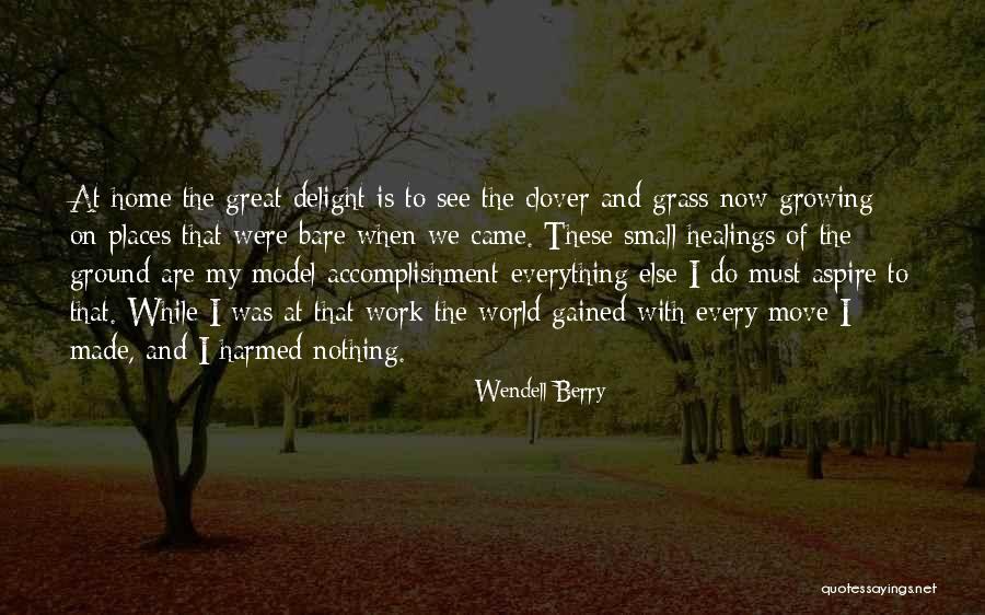 My Small World Quotes By Wendell Berry