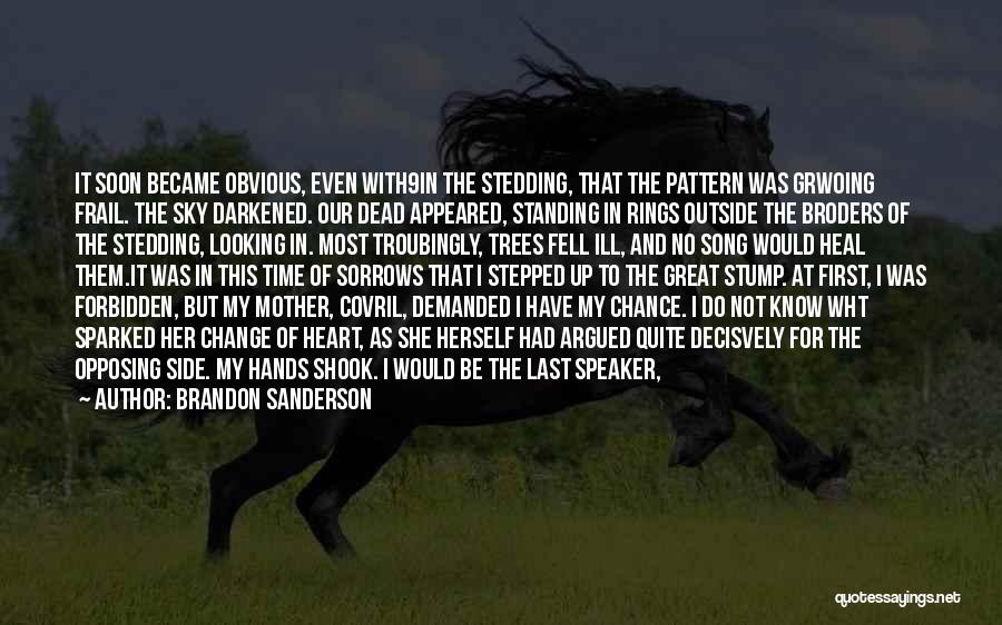 My Son From Mother Quotes By Brandon Sanderson