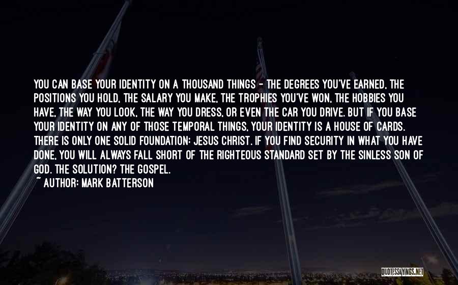 My Son Short Quotes By Mark Batterson