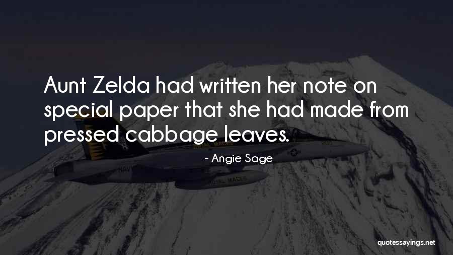 My Special Aunt Quotes By Angie Sage My Special Aunt Quotes By Angie Sage
