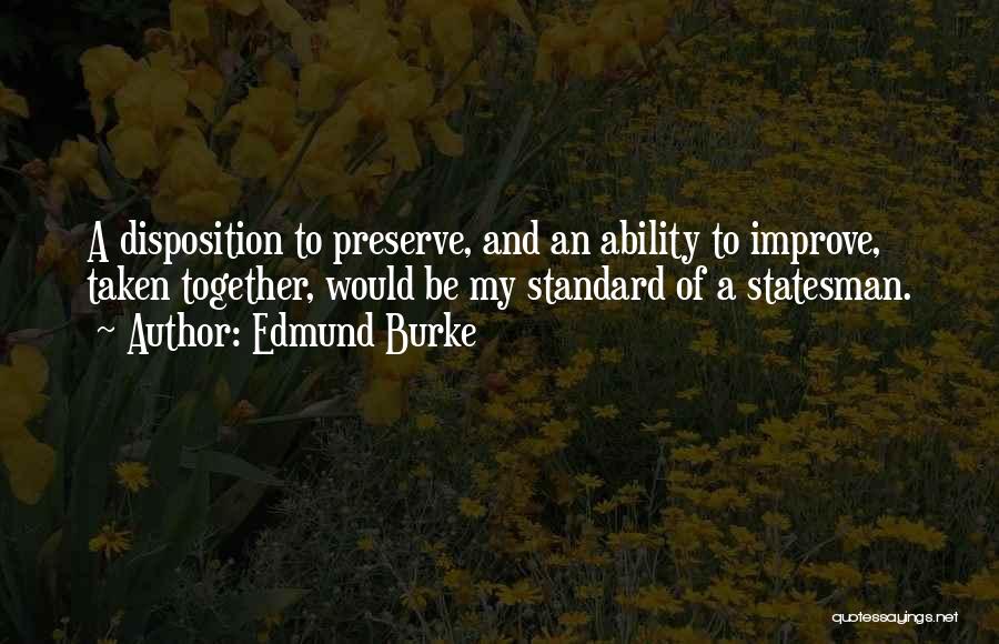 My Standard Quotes By Edmund Burke