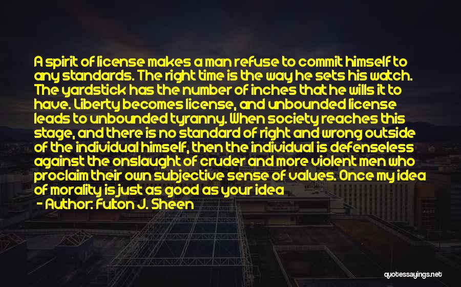 My Standard Quotes By Fulton J. Sheen