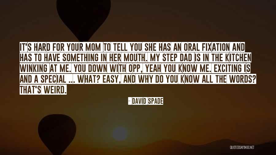 My Step Mom Quotes By David Spade