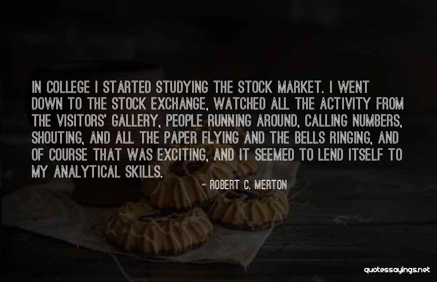 My Stock Quotes By Robert C. Merton My Stock Quotes By Robert C. Merton