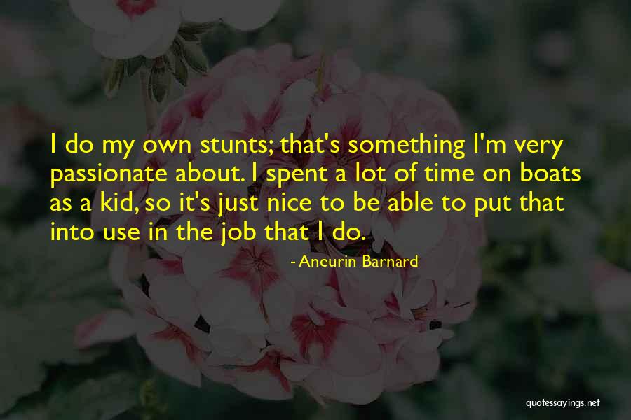 My Stunts Quotes By Aneurin Barnard