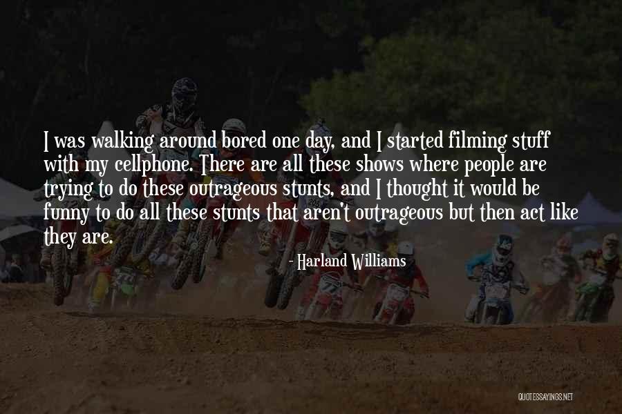 My Stunts Quotes By Harland Williams