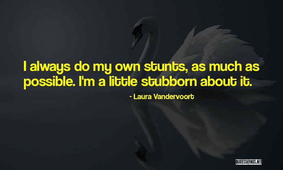My Stunts Quotes By Laura Vandervoort My Stunts Quotes By Laura Vandervoort
