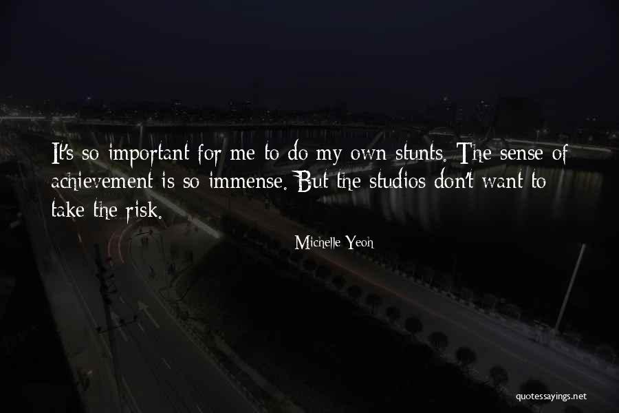 My Stunts Quotes By Michelle Yeoh My Stunts Quotes By Michelle Yeoh