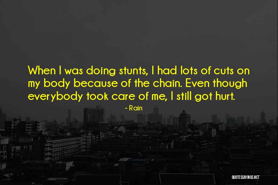 My Stunts Quotes By Rain