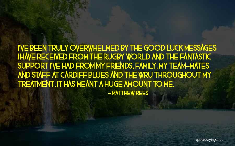 My Team Family Quotes By Matthew Rees My Team Family Quotes By Matthew Rees