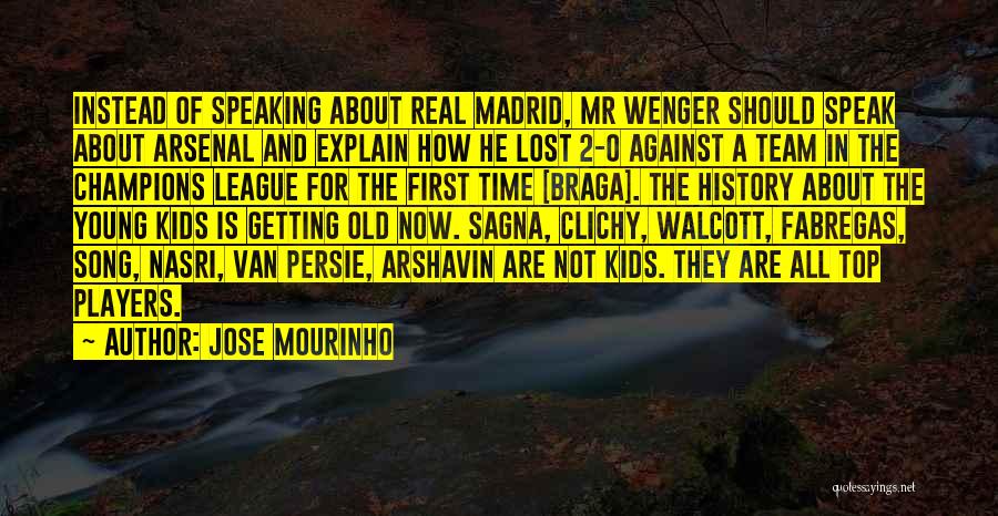 My Team Lost Quotes By Jose Mourinho