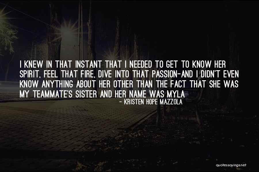 My Teammate Quotes By Kristen Hope Mazzola My Teammate Quotes By Kristen Hope Mazzola