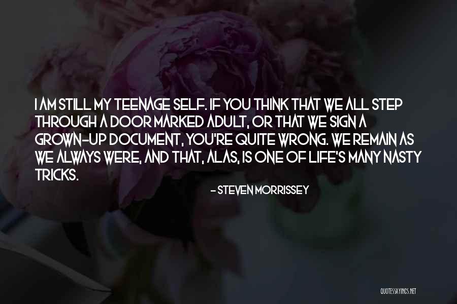 My Teenage Life Quotes By Steven Morrissey