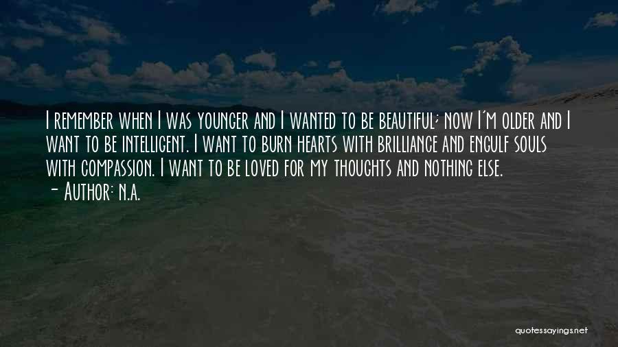 My Thoughts Quotes By N.a.