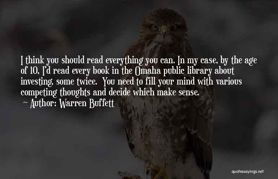 My Thoughts You Quotes By Warren Buffett