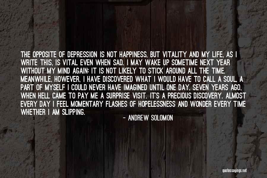 My Time Is Precious Quotes By Andrew Solomon