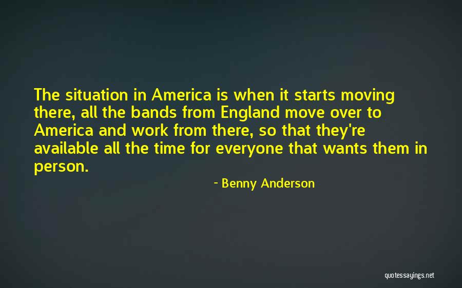 My Time Starts Now Quotes By Benny Anderson My Time Starts Now Quotes By Benny Anderson
