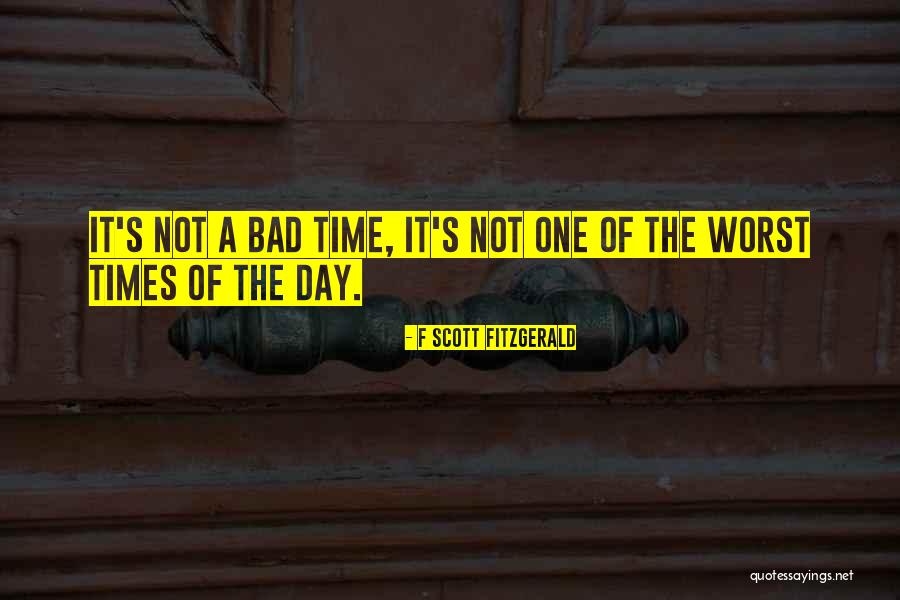 My Time Will Come Until Then Quotes By F Scott Fitzgerald