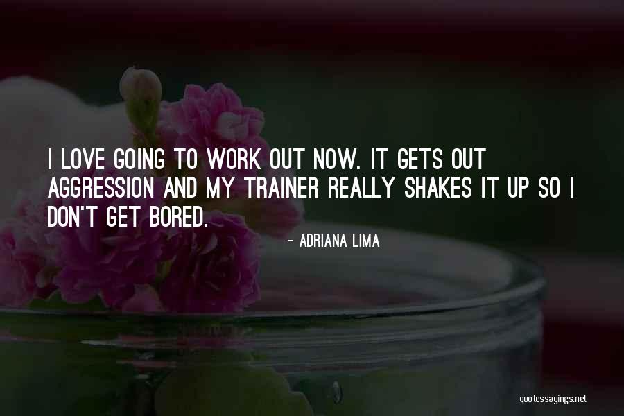 My Trainer Quotes By Adriana Lima