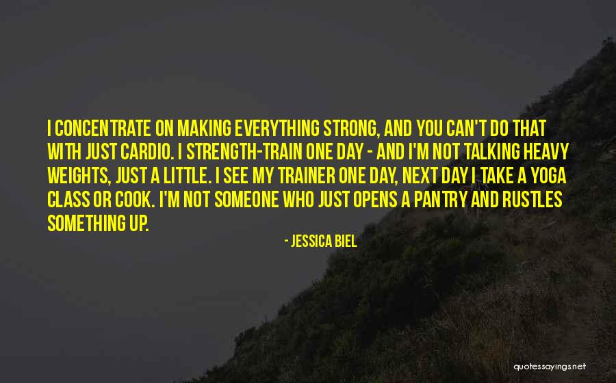 My Trainer Quotes By Jessica Biel