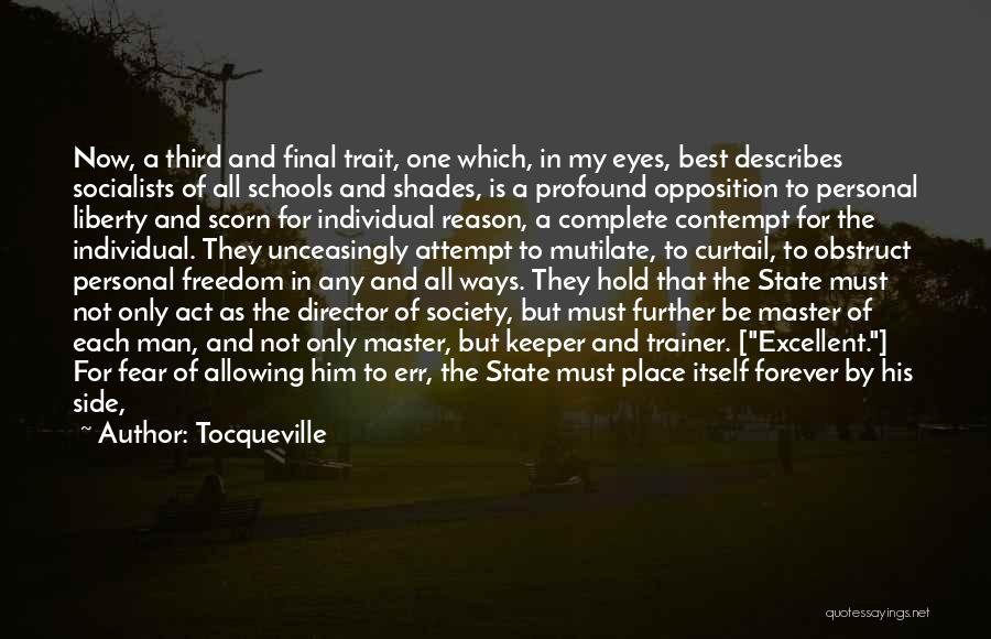My Trainer Quotes By Tocqueville