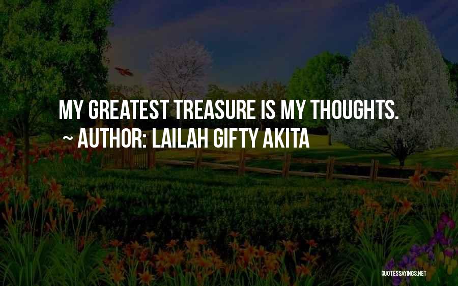 My Treasure Quotes By Lailah Gifty Akita