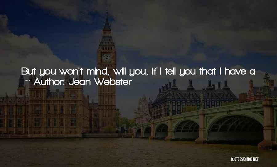 My Very Special Man Quotes By Jean Webster