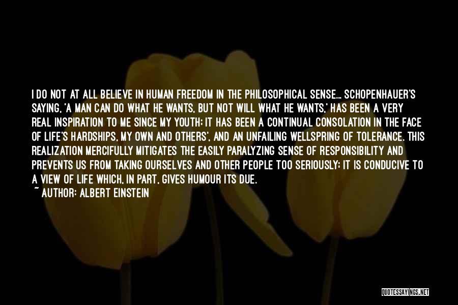 My View Of Life Quotes By Albert Einstein
