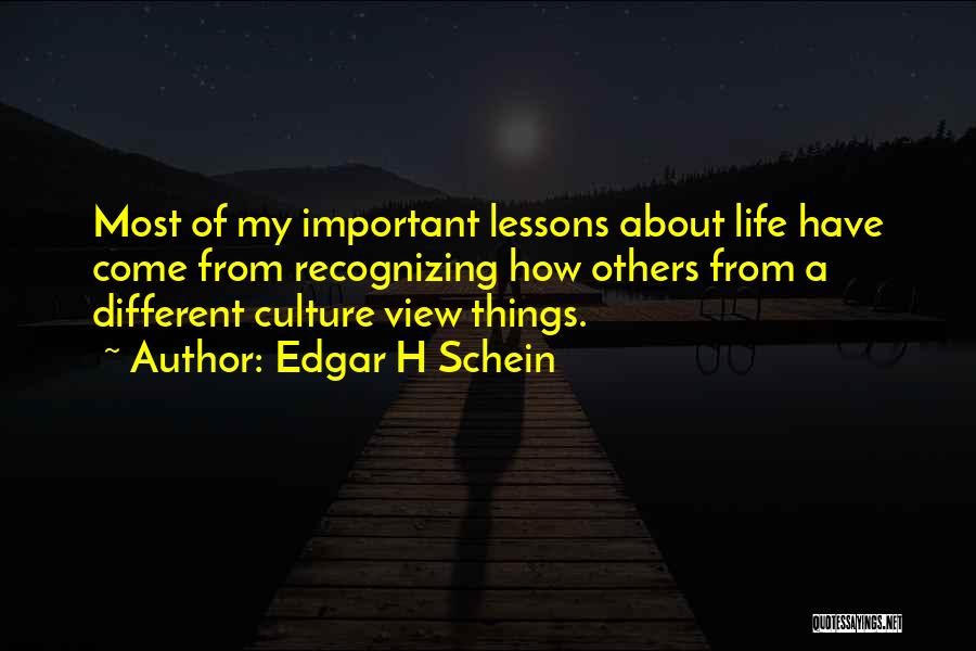 My View Of Life Quotes By Edgar H Schein