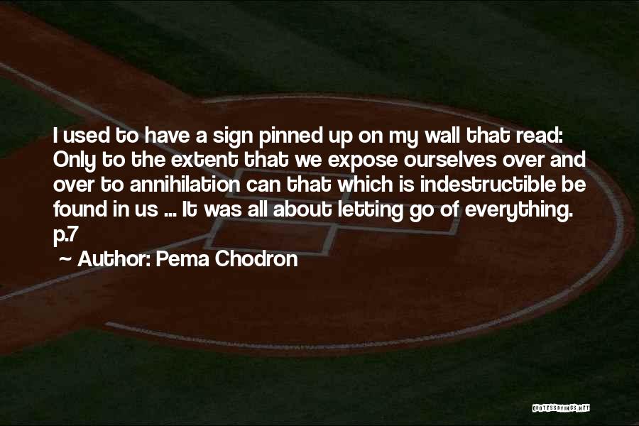 My Wall Is Up Quotes By Pema Chodron