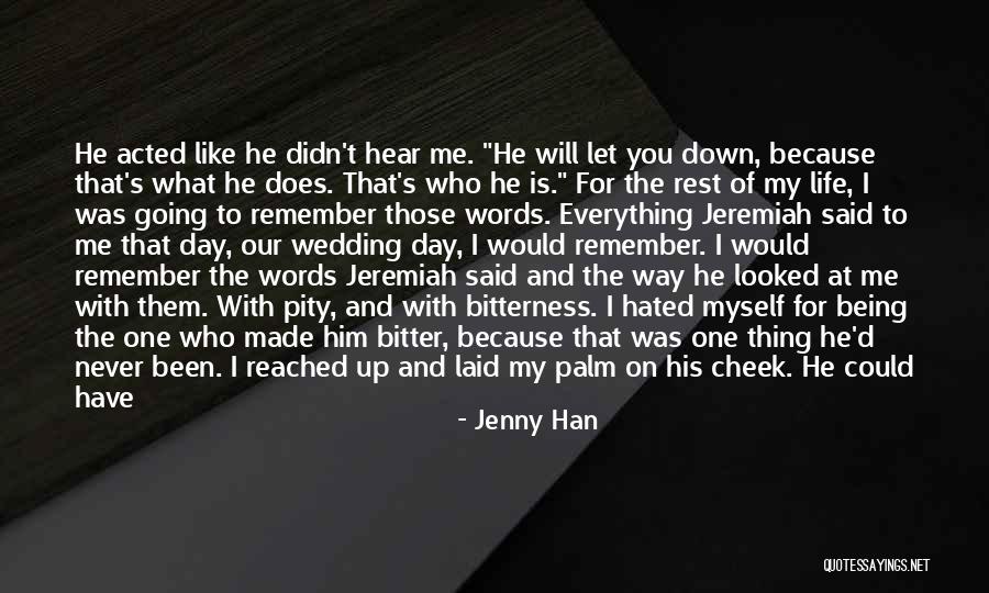 My Wedding Day Quotes By Jenny Han My Wedding Day Quotes By Jenny Han