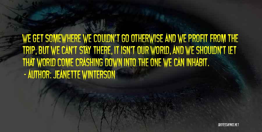 My Whole World Crashing Down Quotes By Jeanette Winterson