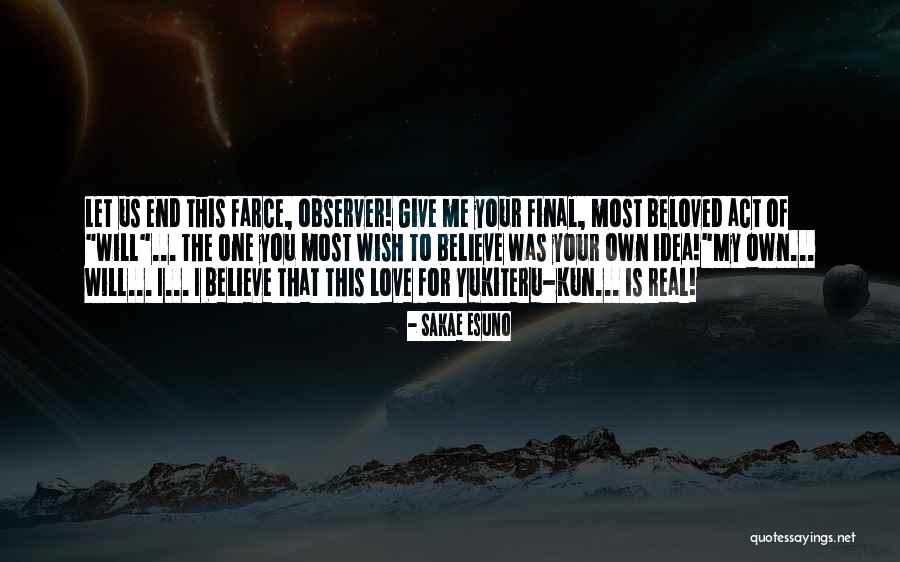 My Wish For Us Quotes By Sakae Esuno My Wish For Us Quotes By Sakae Esuno