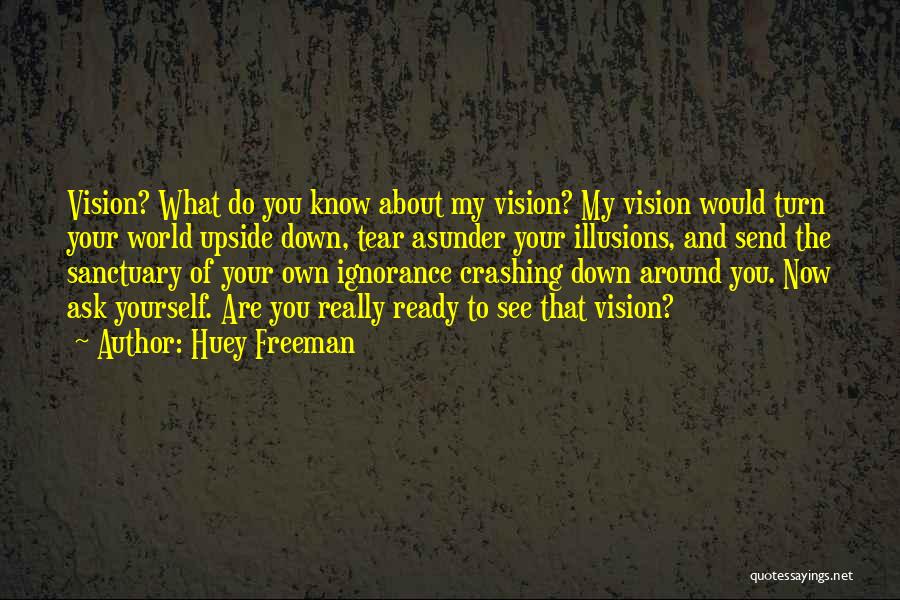 My World Is Crashing Down Around Me Quotes By Huey Freeman