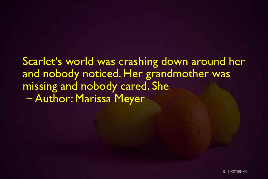 My World Is Crashing Down Around Me Quotes By Marissa Meyer