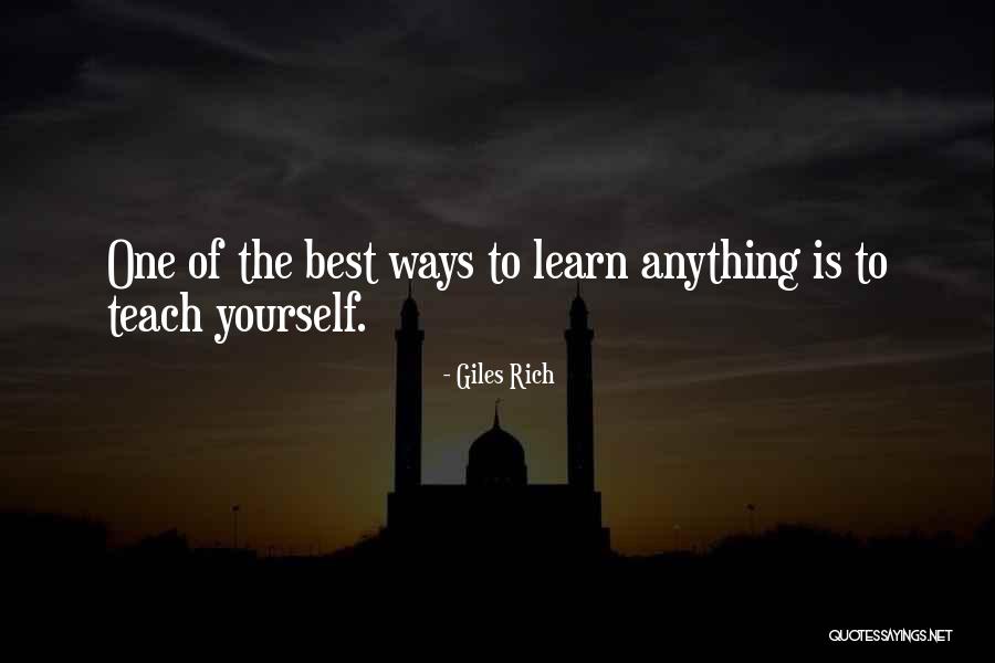 Myrlin Earle Quotes By Giles Rich Myrlin Earle Quotes By Giles Rich
