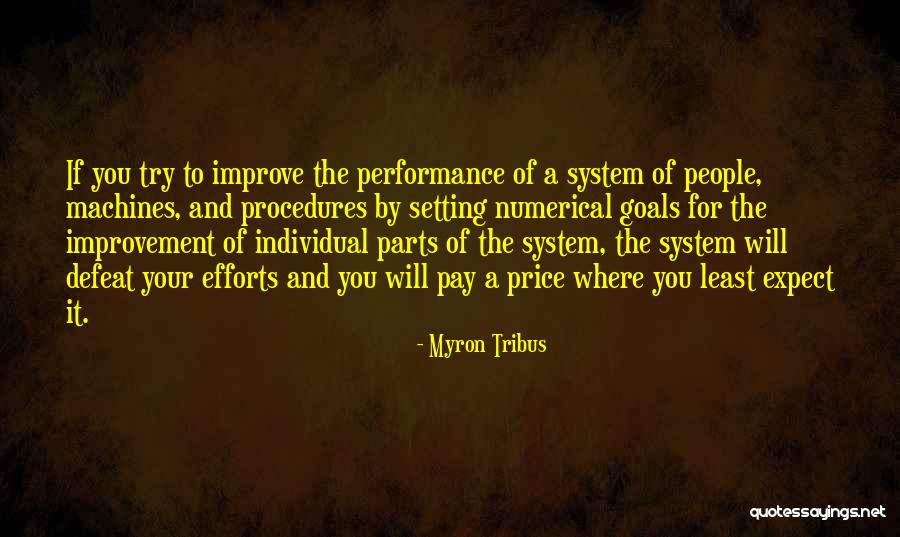 Myron Tribus Quotes 785214