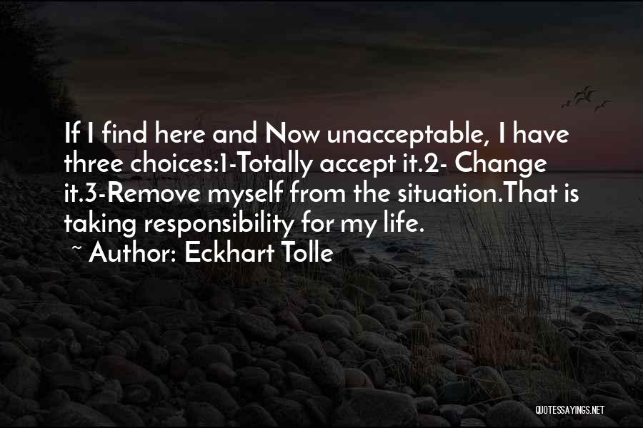 Myself And Life Quotes By Eckhart Tolle