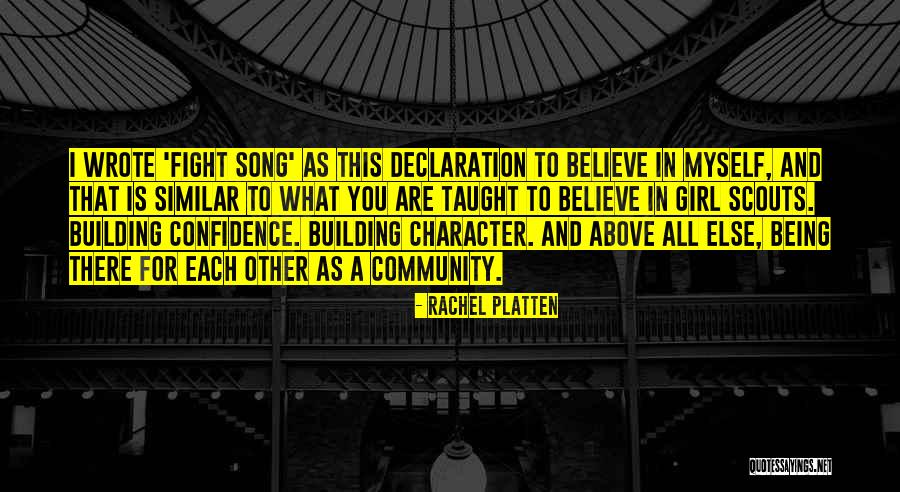 Myself As A Girl Quotes By Rachel Platten Myself As A Girl Quotes By Rachel Platten