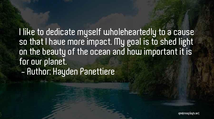 Myself Beauty Quotes By Hayden Panettiere