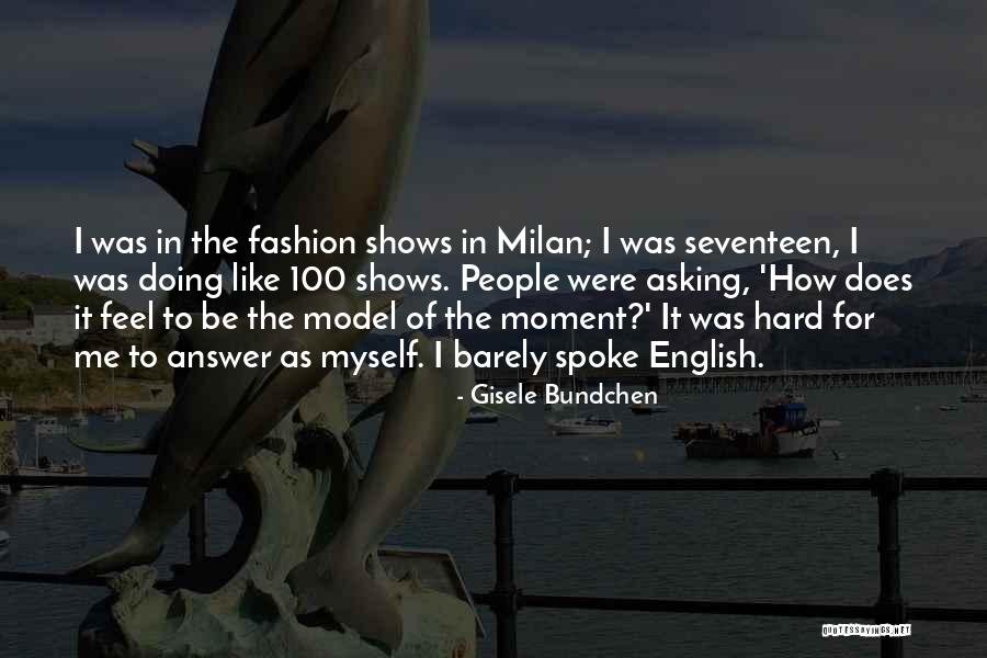 Myself English Quotes By Gisele Bundchen Myself English Quotes By Gisele Bundchen